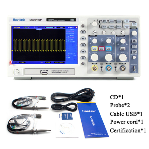 Hantek DSO5102P Original USB Digital Storage Oscilloscope 2 Channels 100MHz 1GSa/s DE shipping ► Photo 1/6