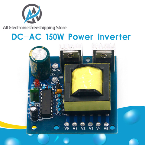 150W Car DC 12V to AC 110V 220V 20KHZ Power Inverter Charger Converter Boost Board high frequency square wave ► Photo 1/6