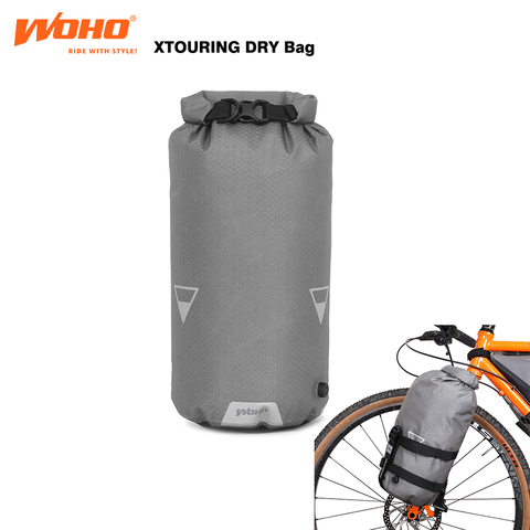 WOHO BIKEPACKING ULTRALIGHT FORK BAGS,Full Waterproof Cycling Bicycle Bags for MTB ROAD TRAVEL BIKE BAGS,GRAVEL  BIKE BAGS, ► Photo 1/6