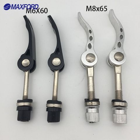 Alloy Quick Release M8x65 M6x60 Bicycle Seat Post Clamp M6 M8 Screw Bolt Steel Rod Thread Quick release clamp Hand Tool Parts ► Photo 1/6
