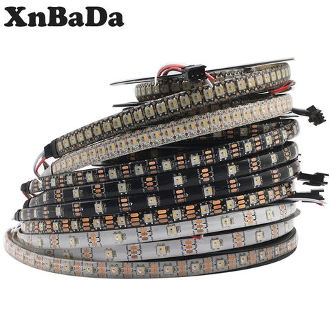 SK6812 RGBW (Similar WS2812B) 4 In 1 Individual Addressable Led Strip CW NW WW 30/60/144 Leds/Pixels/m  DC5V ► Photo 1/6