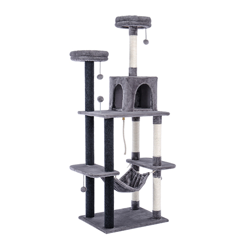 9 Kinds CA Domestic Delivery Cat Tree House Tower Condo Cat Scratcher Posts for Cat Kitten Cat Jumping Toy with Ladder Play Tree ► Photo 1/6