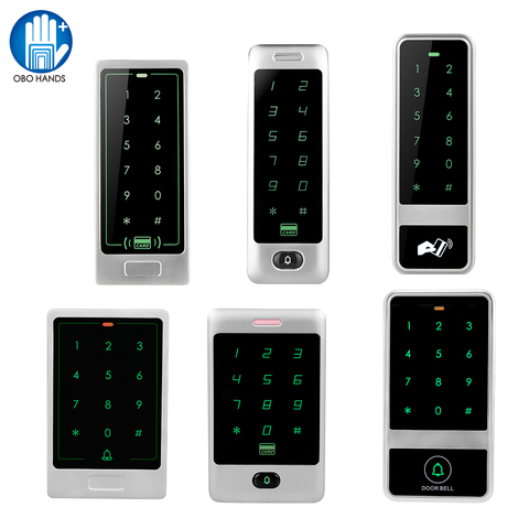 RFID IP65 Waterproof Access Control Touch Metal Keypad Standalone 125KHz Card Reader For Door Access Control System 3000 Users ► Photo 1/6