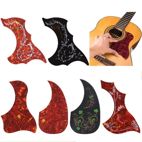 Acoustic Guitar Pickguard Scratch Plate Self Adhesive Pick Guard Sticker Folk Acoustic Guitar Pickguard Accessories ► Photo 1/6