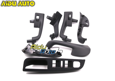 FREE SHIPPING 7 PCS Set  FOR VW Golf 5 Jetta MK5 Interior Door Handle LHD ► Photo 1/6