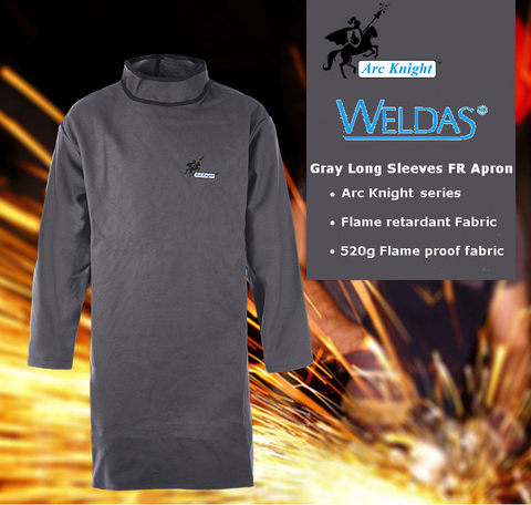 Flame Resistant Welding Apron Fire Proof Welding Suits Jacket FR Cotton Coverall Flame Retardant Cotton Welding Clothing ► Photo 1/6