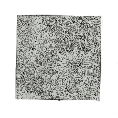 Mandala Pattern Polymer Clay Texture Stamp Sheets Art Clay Craft Supplies Kits DIY Emboss Individual Design Pottery Tools 9x9cm ► Photo 1/6