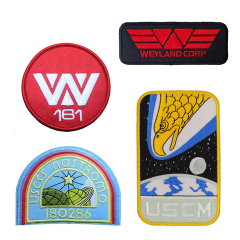 Alien USCSS NOSTROMO 180286 embroidered iron on patch, Horror Movie Weyland Yutani jacket backpack clothing accessories DIY ► Photo 1/1