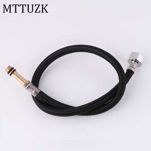 MTTUZK Black Flexible Connection Pipes 1/2''Standard Interface Hot Cold Tap Water Supply Pipe Faucet Water Weaved Plumbing Hose ► Photo 1/5