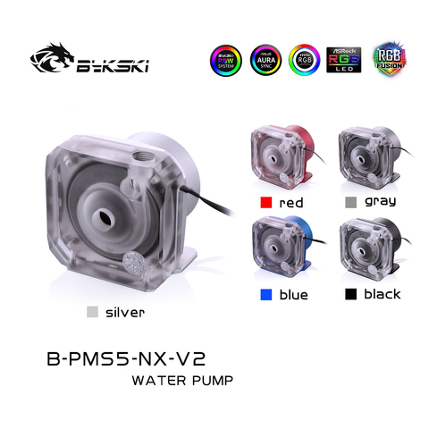 Bykski B-PMS5-NX-V2 Water Cooling Pump with Heatsink Lowara XSPC D5 1500L ► Photo 1/6
