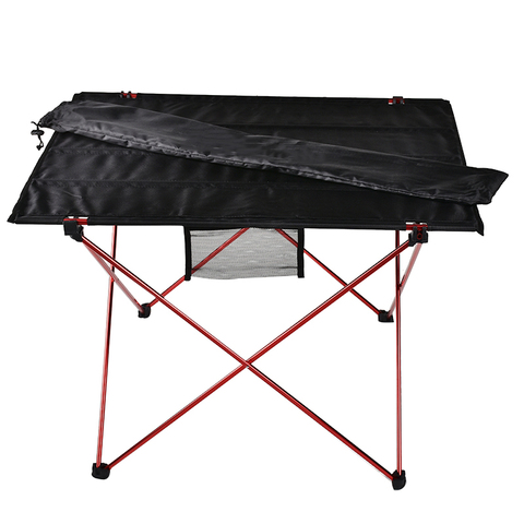 Outdoor Table Red Four Season Folding Camping Table Simple Ultralight Desk Fishing Tables 7075 Al Foldable Home Furniture ► Photo 1/6