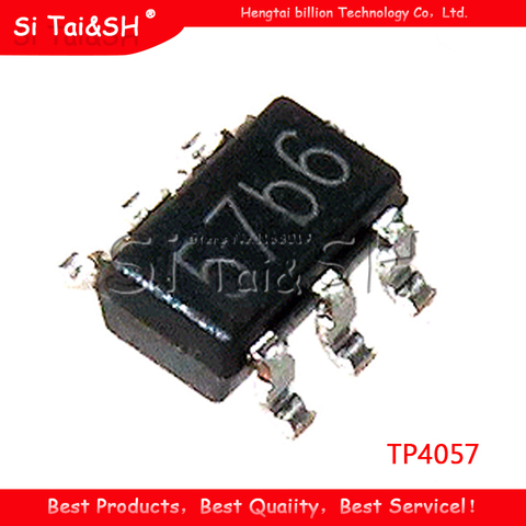 10pcs/Free postage  TP4057 57BA 57B0 57B IC 500mA SOT-23-6 ► Photo 1/1