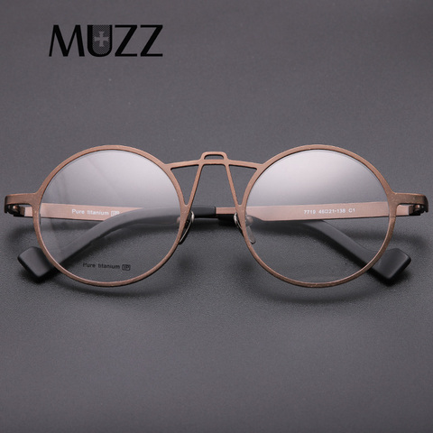 Pure Titanium Optical Glasses Frame NEW Male Prescription Eyeglasses Men Myopia Eye Glasses Brand Designer Eyewear Read Glasses ► Photo 1/6