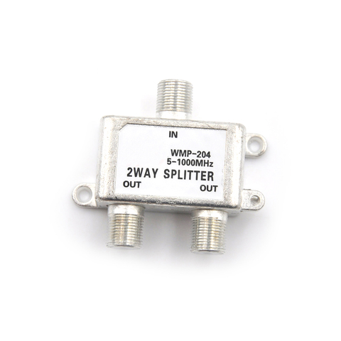 2-Way HD Digital Coax Cable Splitter Bi-Directional MoCA 5-1000 MHz Connector Satellite TV Receiver Designed for SATV/CATV ► Photo 1/6