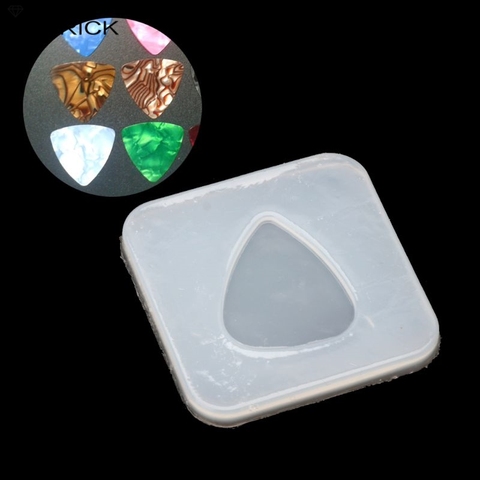 Geometric Triangle Plectrum Silicone Mold Jewelry Pendant Resin Casting DIY Mold ► Photo 1/6