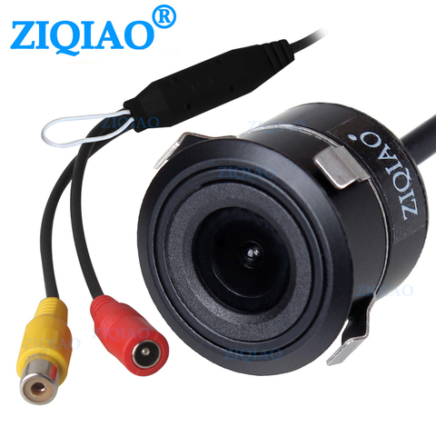 ZIQIAO Car Rear View Camera Night Vision Waterproof Reverse Parking Camera with Optional Parking Aid Ruler Line HS074 ► Photo 1/6