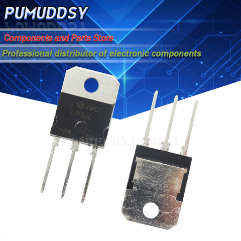 5PAIR/10PCS TIP36C TIP35C TIP36 TIP35 25A 100V TO-3P amplifier tube IC ► Photo 1/3