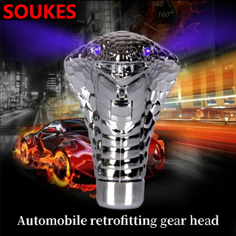 Car Styling Snake Automatic Gear Shift Knob Head For Honda Civic 2006-2011 Accord Fit City CRV Volvo S60 XC90 V40 V70 V50 V60 ► Photo 1/6