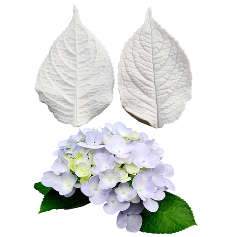 Large Hydrangea Leaf Veiners Silicone Mold DIY fondant cake mold flower surgar mold Gumpaste baking utensils M2476 ► Photo 1/4