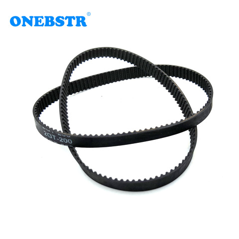 GT2 Closed Loop Timing Belt Rubber 2GT 6mm 110 112 122 158 200 280 300 400 610 752 852 1220 1524 mm Synchronous Belts 3D Printer ► Photo 1/6