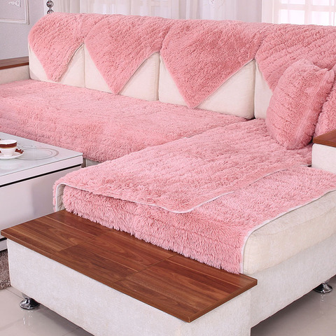 L Shaped Sofa Decor Aliexpress Er, Soft Pink Sofa Covers
