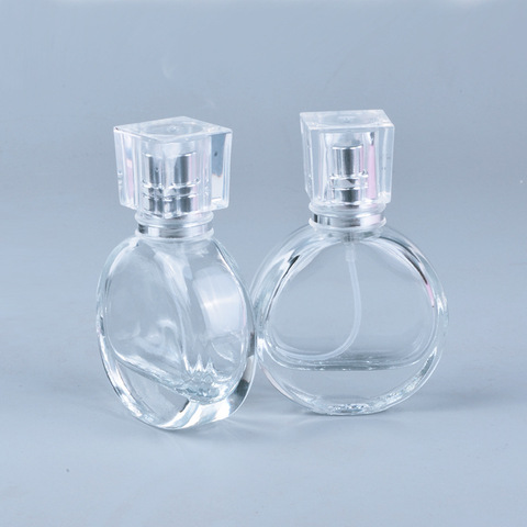 1pc 25ml Round Perfume Bottle Glass Spray Bottle Mini Empty Beauty Cosmetic Containers Portable Refillable Travel Spray Atomizer ► Photo 1/6