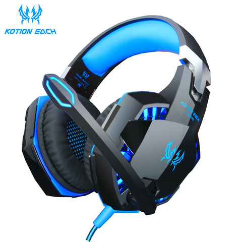 New Wired Gaming Headphones Gamer Headset with Microphone For PC