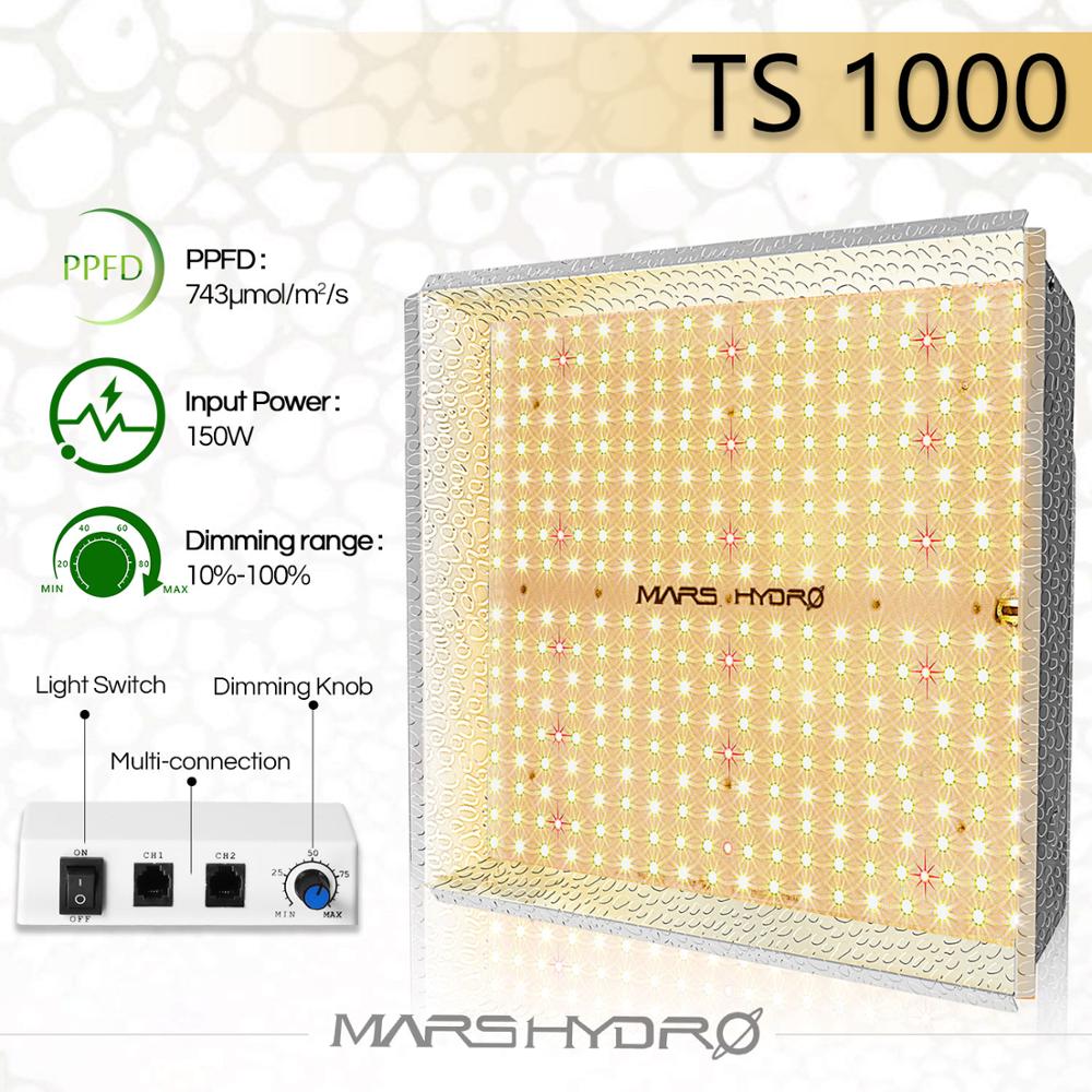 Mars Hydro TS 1000W LED Grow Light Full Spectrum Best for Hydro Plant ...