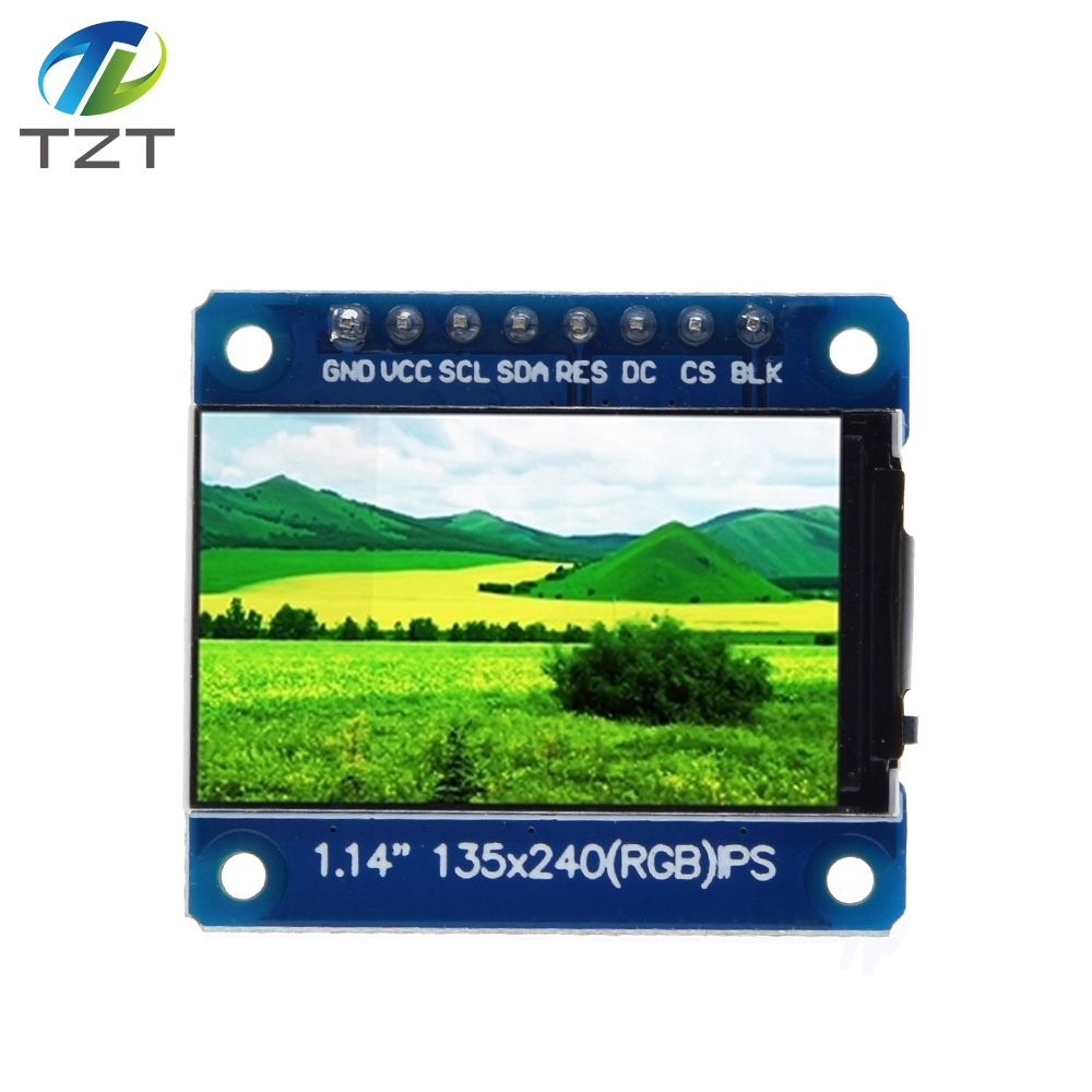14 Pin Display 1.14 Inch IPS OLED Display Module LCD Screen 135*240 RGB TFT for ...