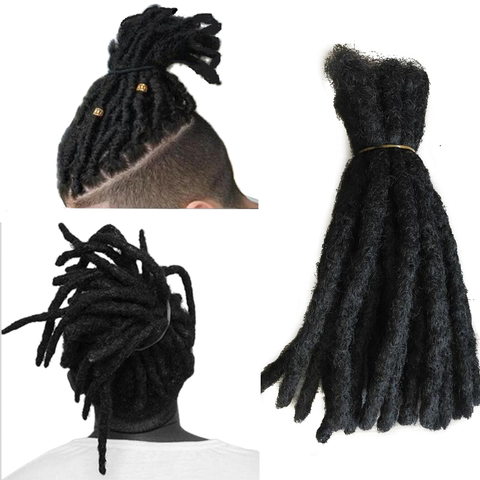 Handmade Dreadlocks Crochet Hair Extensions Crochet Braids Maya Hip-Hop Synthetic Dreads Crochet Braiding Hair Golden Beauty ► Photo 1/6