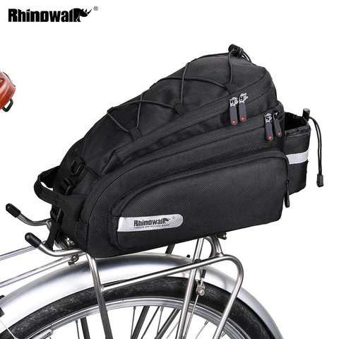 Rhinowalk 12L MTB Bicycle Luggage Rack Bag Waterproof Cycling Saddle Rack Trunk Bags 12L Camera Bicycle Accessories ► Photo 1/6