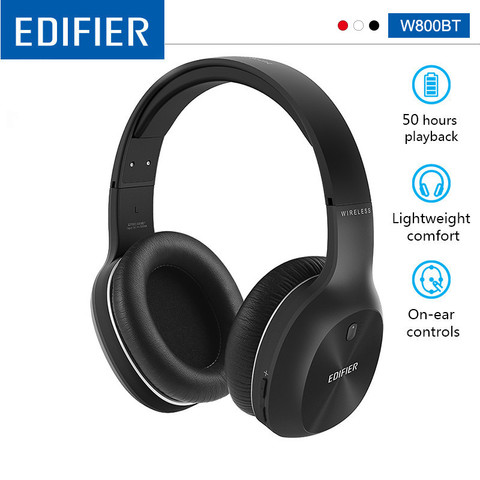 EDIFIER W800BT Wireless Bluetooth Headphones Bluetooth v4.0 40mm Drivers Unit Up to 50 hours Using Battery Stereo HIFI Headset ► Photo 1/6