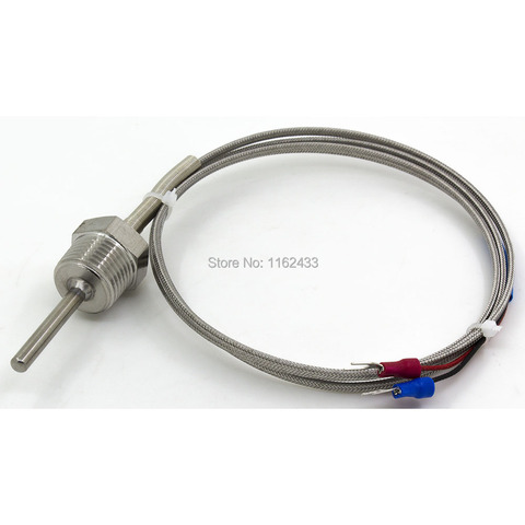 FTARP09 K type 50mm probe length 1m cable thermocouple temperature sensor PT1/8 1/4 3/8 1/2 M8*1.25 M6*1 M12*1 M16*1.5 M10*1.5 ► Photo 1/6