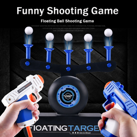 Gun Shooting Floating Hovering Ball Floating Ball Shooting Game Air Shot Hovering Foam Ball Indoor Shooting Game For Children To ► Photo 1/6