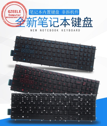 New US Laptop Keyboard for DELL Inspiron15-7000 7566 7567 7568 7577 5567 7587 7570 7580 Backlight ► Photo 1/6