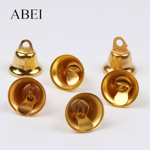 100pcs Gold Silver Christmas Gingle Bell For Party Wedding Home Xmas Tree Decoration Jewelry Finding DIY Bells Crafts ► Photo 1/6