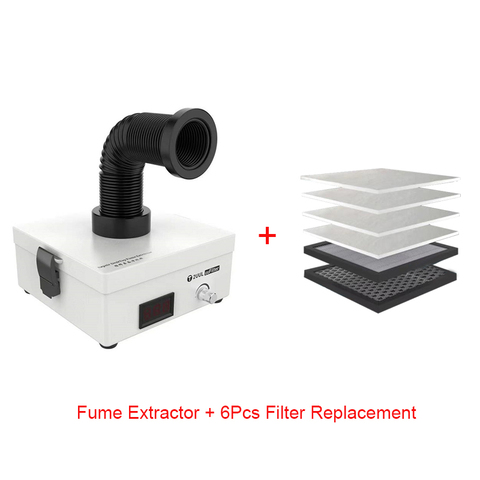 2UUL Fume Extractor Desktop Soldering Smoke Purifier 3 Layer Filter Dust Purification System for Phone Repair Welding Absorbing ► Photo 1/6
