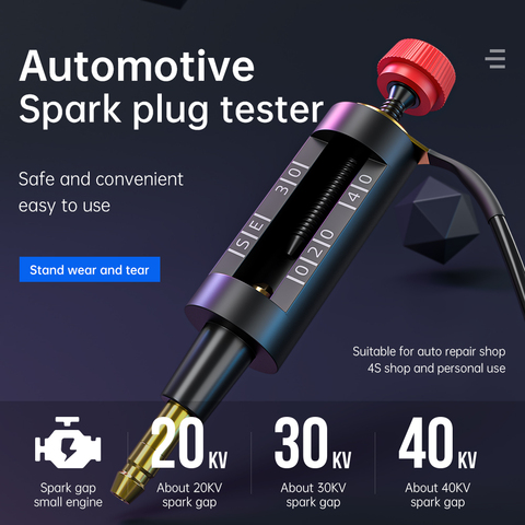 Car accessories Spark Plug Tester Ignition System Coil Engine Autos Adjustable Ignition Coil Tester Ignition Spark Test Tool ► Photo 1/6