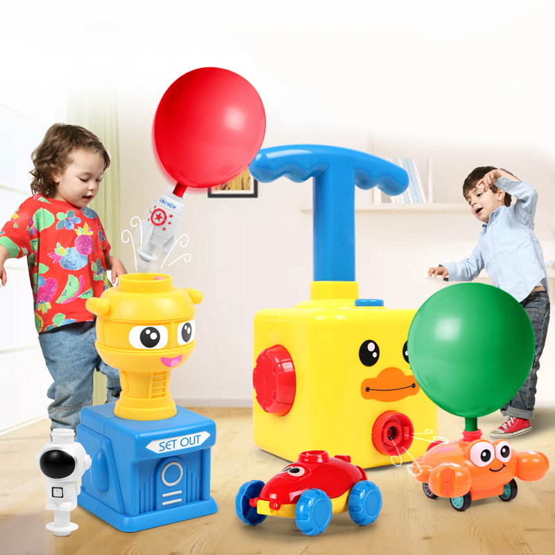 Children Inertial Power Balloon Car Science Experiment Toy Puzzle Fun Toys Gift 
