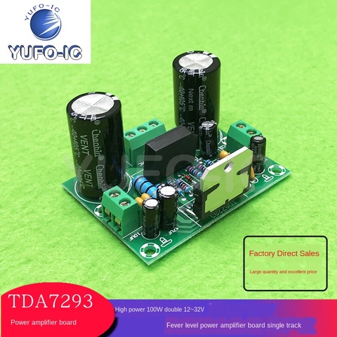 1PCS TDA7293 Amplifier Board DIY Power Amplifier Module for Large Work Rate 100w Dual 12-32V Fever Amplifier Board Mono x-0.07 ► Photo 1/5