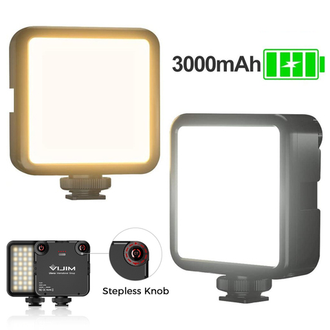 VIJIM VL81 3200-5600K 6.5W LED Video Light Mini Vlog Fill Light for Sony A6400 A6300 Rechargable Smartphone DSLR SLR ► Photo 1/6