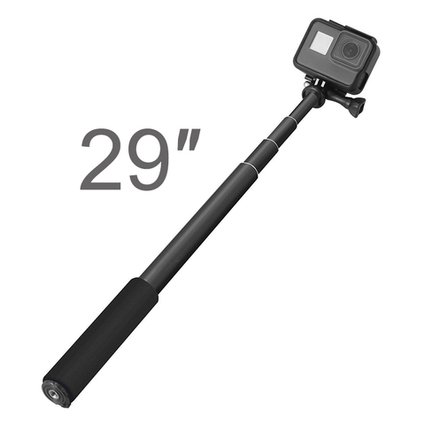 29 inch Aluminum Monopod for GoPro Hero 9 8 7 6 5 Sjcam Sj8 Yi 4K Eken H9 Action Camera Selfie Stick for Go Pro Accessory ► Photo 1/6