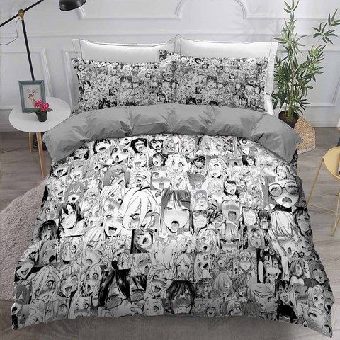 Pieces Japan Anime Bedding Sets, Anime Bed Sheets Queen Size