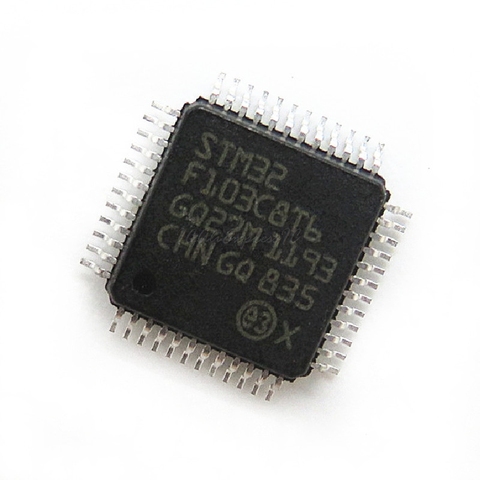1pcs/lot STM32F103C8T6 STM32F103RFT6 STM32F103RGT6 STM32F105RBT6 STM32F105RCT6 STM32F103CBT6 QFP-48 new and original IC In Stock ► Photo 1/4