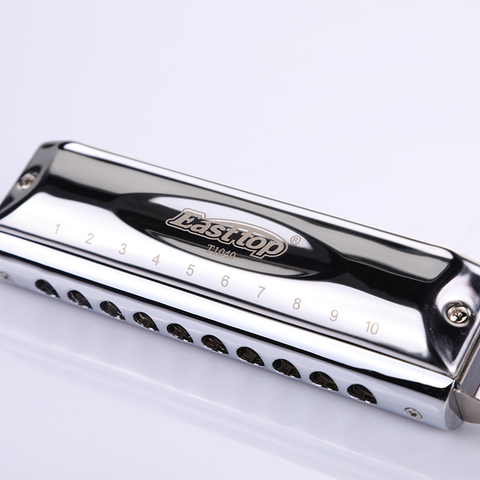Easttop Chromatic Harmonica 10 Holes Chromatic Harp Mouth Organ Instrumentos Key C ABS Comb  Musical Instruments  East Top T1040 ► Photo 1/6