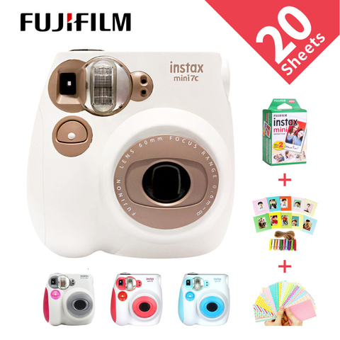 New Genuine Fujifilm Instax Mini 7C 7S Camera 6 Colors On Sale White Pink Blue Instant Photo Film Snapshot Shooting - Price history & Review | AliExpress Seller - Advance Tech Store | Alitools.io