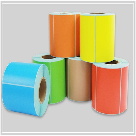 colorful Waterproof sticker printing label TOP Direct Thermal Labels packing /price labels Zebra ► Photo 1/3