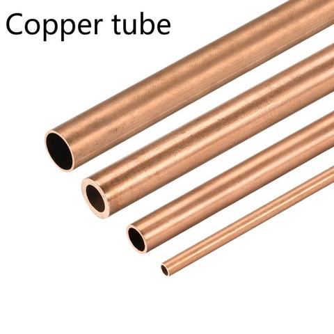 1PC Copper Round Tube 3mm-6mm Internal Diameter 300mm Length Hollow Straight Pipe Tubing for DIY crafts industrial ► Photo 1/5