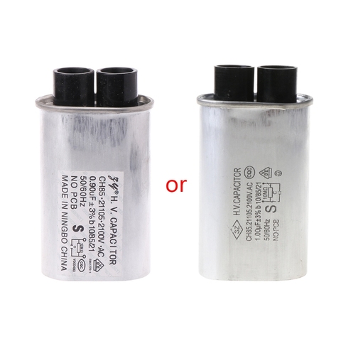 AC 2100V Microwave Oven High Voltage HV Capacitor 0.90μF Replacement Universal ► Photo 1/6