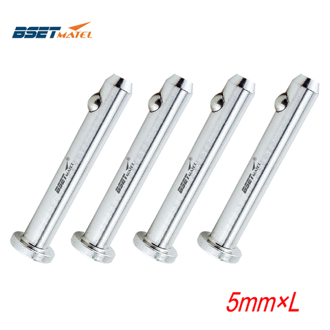 4X 5mm 316 Stainless Steel Dowel Pin Flat Head Cylindrical Pin Positioning Pins Quick Release Ball Pin Retainer Farm Lawn Garden ► Photo 1/6